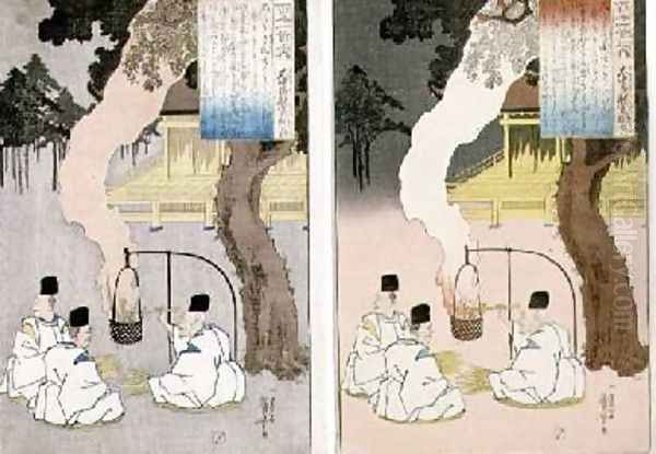 Imperial wardens sitting by their watch fire - view 1