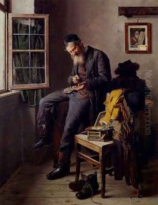 The Profit by Isidor Kaufmann