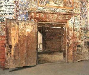 Portal of the Rabbi 1898 by Isidor Kaufmann