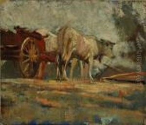 "carro Con Buoi" by Cesare Ciani