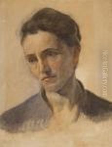 Ritratto Di Maria Ciani by Cesare Ciani