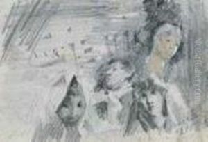 A) Studio Di Teste by Cesare Ciani