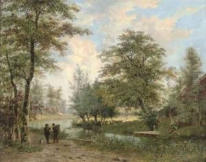 A conversation at the bend in the river by Willem De Klerk