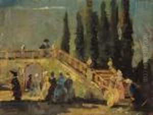 Parco Di Villa Veneta Con Scalinata, Fine Anni'20 Inizio Anni'30