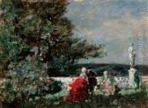 In Giardino - 1907 by Emma Ciardi