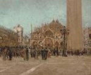 Piazza San Marco, Venice by Emma Ciardi
