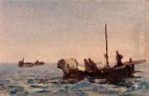 Marina Con Barche by Beppe Ciardi