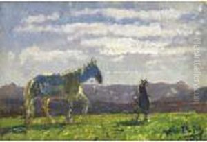 Ragazza Con Cavallo by Beppe Ciardi