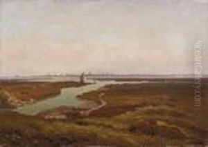 Le Barene, Venezia by Guglielmo Ciardi