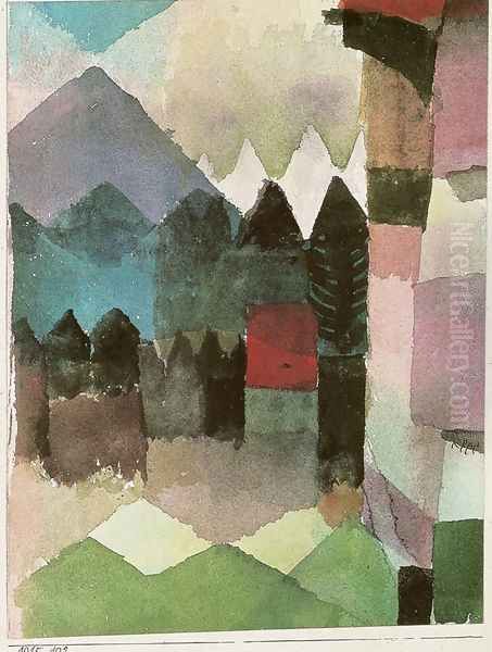 Foehn Wind in Marc's Garden, 1915, 102 - view 1