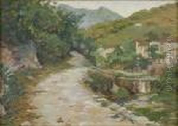 Paesaggio Di Montagna Con Cascatella - view 1