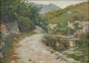 Paesaggio Di Montagna Con Cascatella thumbnail