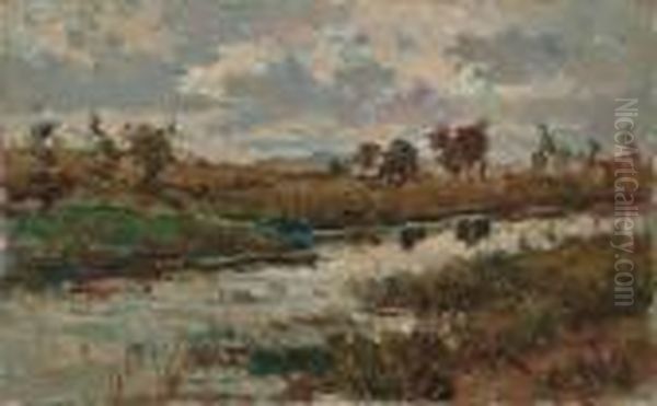 Paesaggio Con Canale - view 1