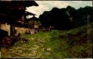 Baite Di Montagna by Guglielmo Ciardi