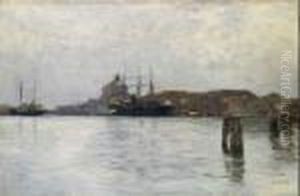 Marina A Venezia by Guglielmo Ciardi