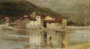 Veduta Di Pescarenico by Guglielmo Ciardi