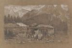 Paesaggio Montano by Guglielmo Ciardi