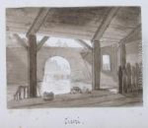 Le Lavoir by Eugene Ciceri