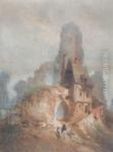 Chemin Vers Le Chateau by Eugene Ciceri