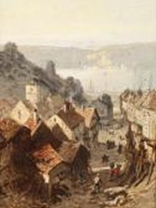 Rue Animee Aux Environs De Caudebec