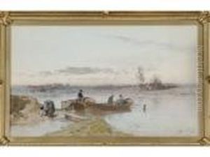 Personnages Au Bord D Une Riviere Personnages Au Bord D Une Riviere