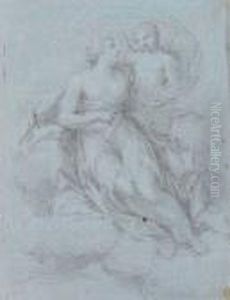 Venus Und Adonis by Carlo Cignani