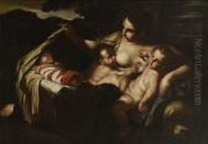 Caritas. by Carlo Cignani