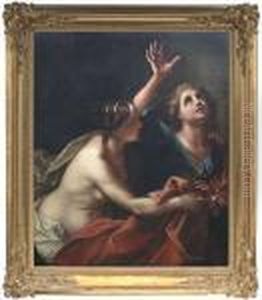 Joseph And Potiphar's Wife by Carlo Cignani