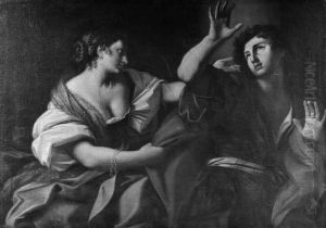 Joseph And Potiphar's Wife by Carlo Cignani