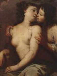 Venus And Cupid by Carlo Cignani