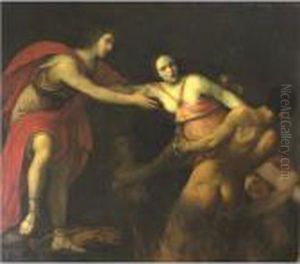 Orpheus And Eurydice by Carlo Cignani