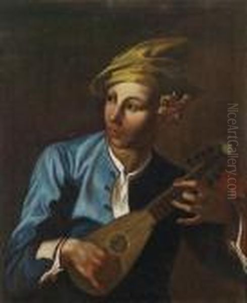 A Mandolin Player - view 1