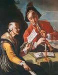 La Lezione Di Musica by Giacomo Francesco Cipper