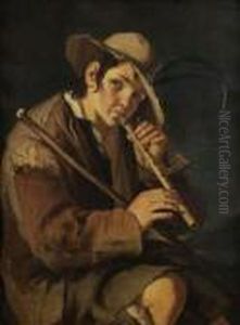 Le Joueur De Pipeau by Giacomo Francesco Cipper