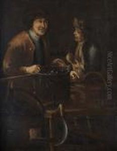 Scena Di Interno In Cucina by Giacomo Francesco Cipper
