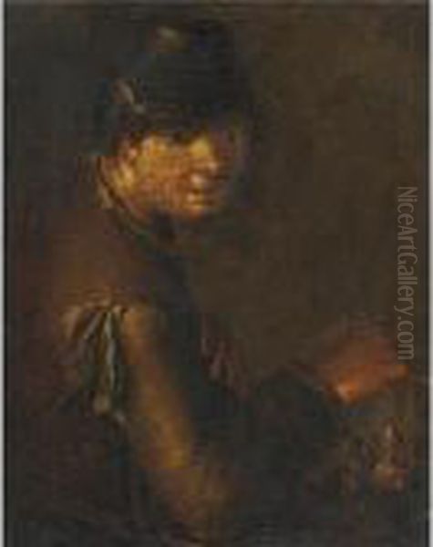 Contadino Con Cacciagione In Mano - view 1