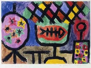 Museales Stilleben by Paul Klee