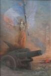 La France Combattante by Georges Jules Victor Clairin