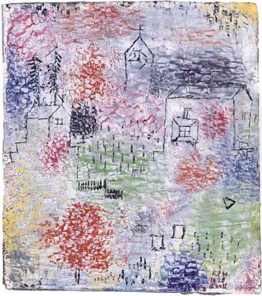 Kleine Landschaft mit der Dorfkirche - view 1
