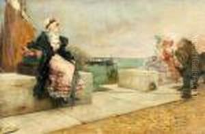 Le Depart by Georges Jules Victor Clairin