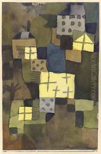 M. D. Gelben Fenstern by Paul Klee