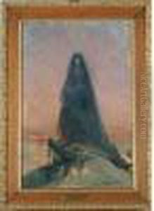 portrait Presume De Sarah Bernhardt by Georges Jules Victor Clairin