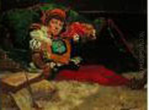Personnage En Troubadour - view 1