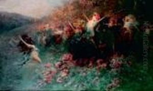 La Danse Des Fees by Georges Jules Victor Clairin
