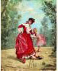 < La Partie De Croquet > . < La Partie De Croquet > .