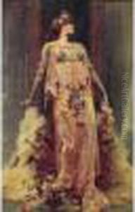 Sarah Bernhardt, Dans Le Role De Cleopatre by Georges Jules Victor Clairin