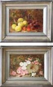 Studies Of Flowers, A Birds Nest And Fruits