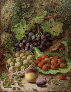 Still Life With Fruit by Oliver Clare