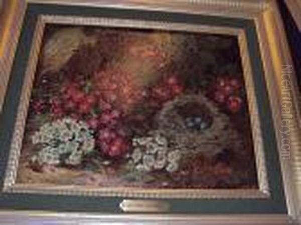 Still Life Of Flowers And A Birds Nest Witheggs - view 1