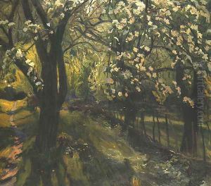 Blossoming Apple Tree by Stanislaw Kamocki
